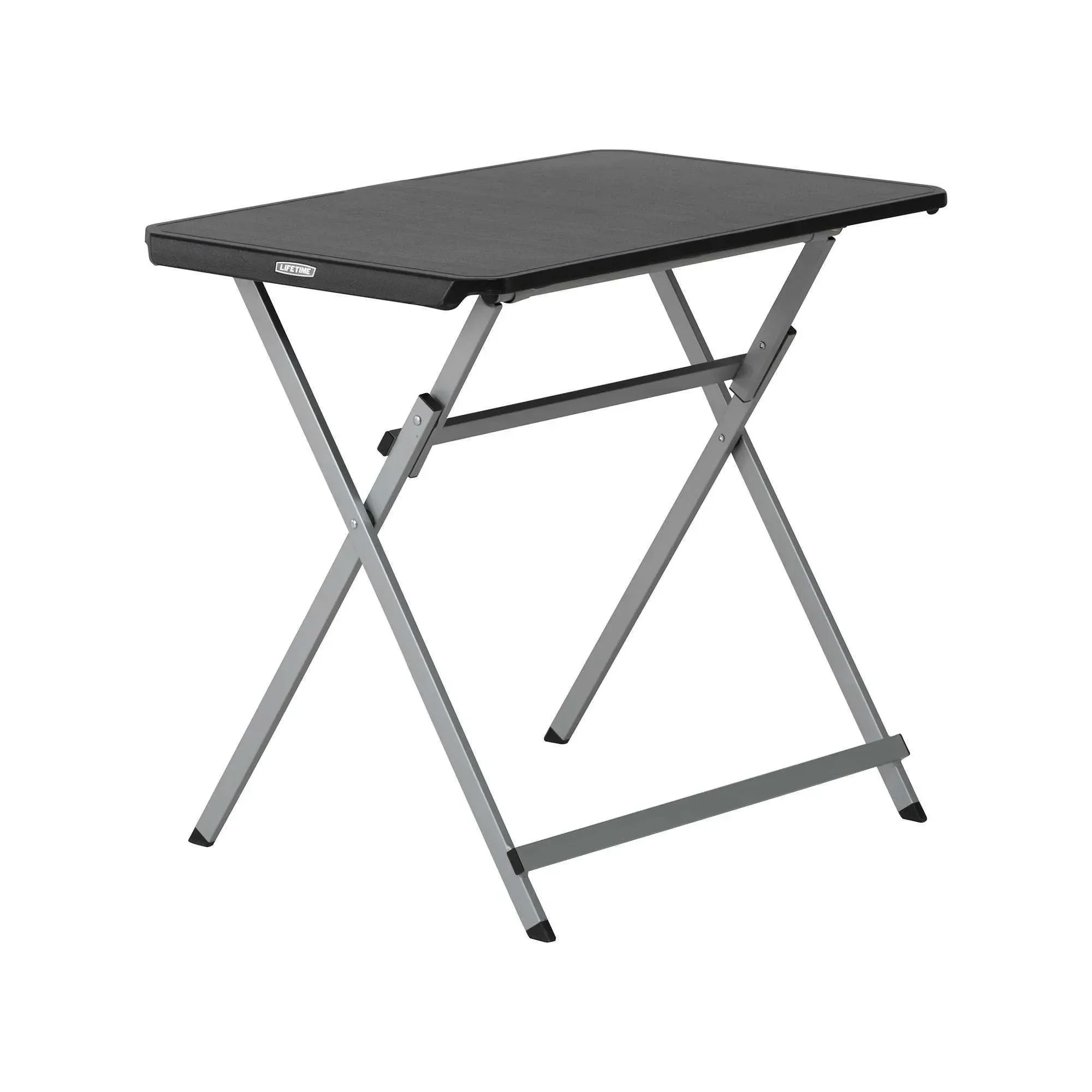 

30-inch rectangular folding table made of high-density polyethylene for durability