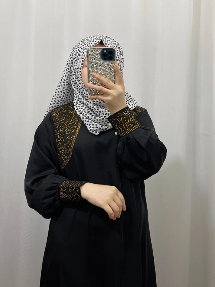 Eid Muslim Women Loose Lace Up Dress Abaya Party Dresses Ramadan Abayas Caftan Kaftan Elegant Vestidos Morocco Turkey Dubai