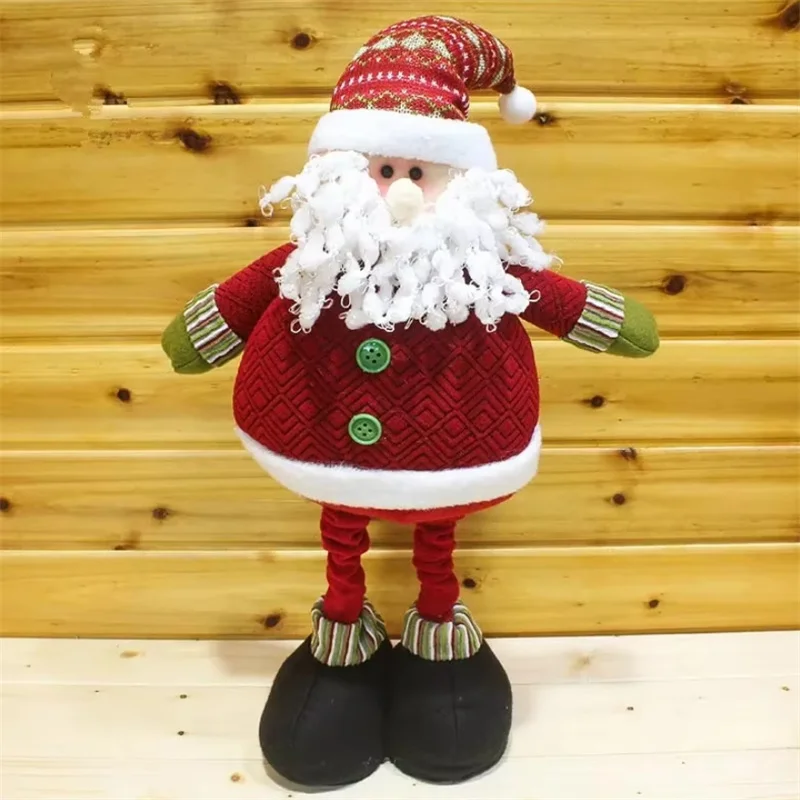 Fotografia 6: Presente de natal enfeites de boneca de natal santa boneco de neve boneca ornamentos casa dos desenhos animados decoração de natal ornamentos suprimentos