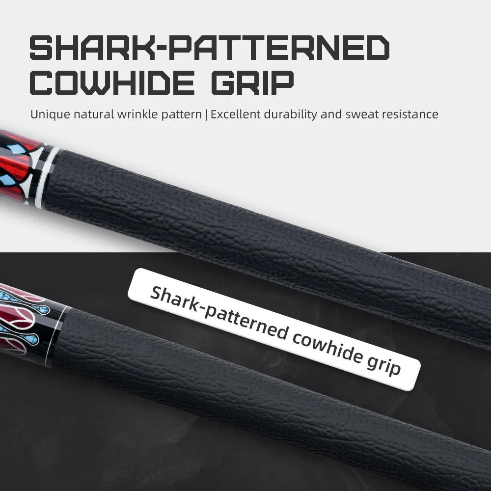 ZOKUE Maple Pool Cue Sticks Professional مع طرف 12.5 مم 1/2 سبليت لعصي البلياردو