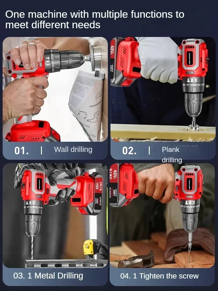 Powerful Brushless Drill and Impact Driver Combo with Lithium Ion Battery for Home Use