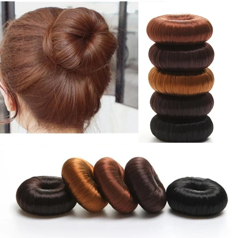 Women Girls Magic Hair Donut Bun Ring Shaper Roller Styler Maker Tool Hair Styling Tools Hair Braids Braiding Hair Hair Tools