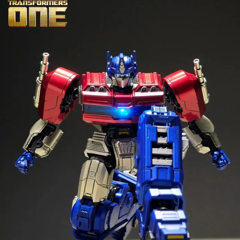 New Blokees Genuine Transformers One Legendary Edition Optimus Prime Action Figure Collect Assembly Model Desktop Ornament Gift