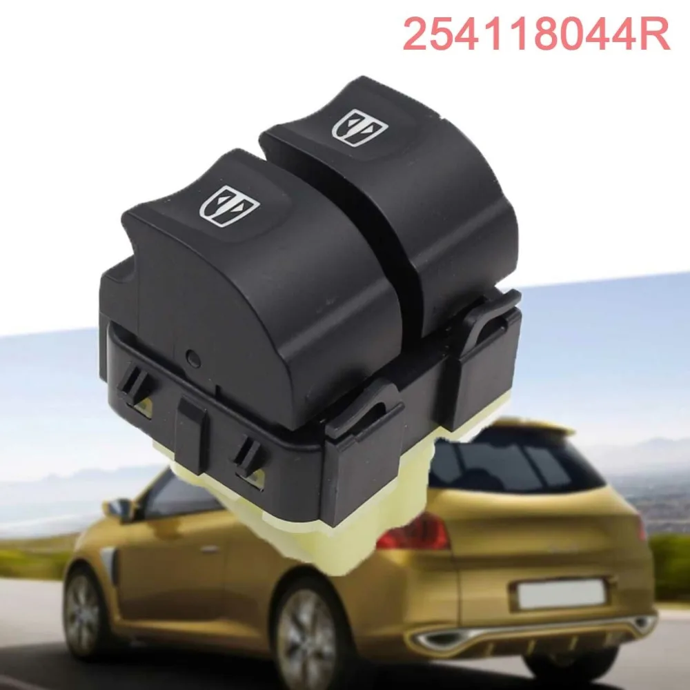 SORGHUM nuevo botón de interruptor de elevador de ventana doble de coche para Renault Duster Loga Clio símbolo Zoe Thalia Captur 254118044R