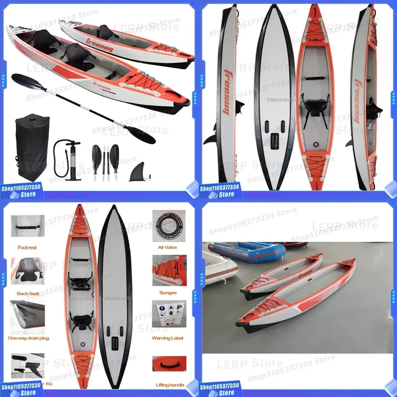 Best-selling 11ft K350 Inflatable Kayak in Stock Ready to Ship for One Person Fishing Kayak with Seat Drop Stitch Kayak