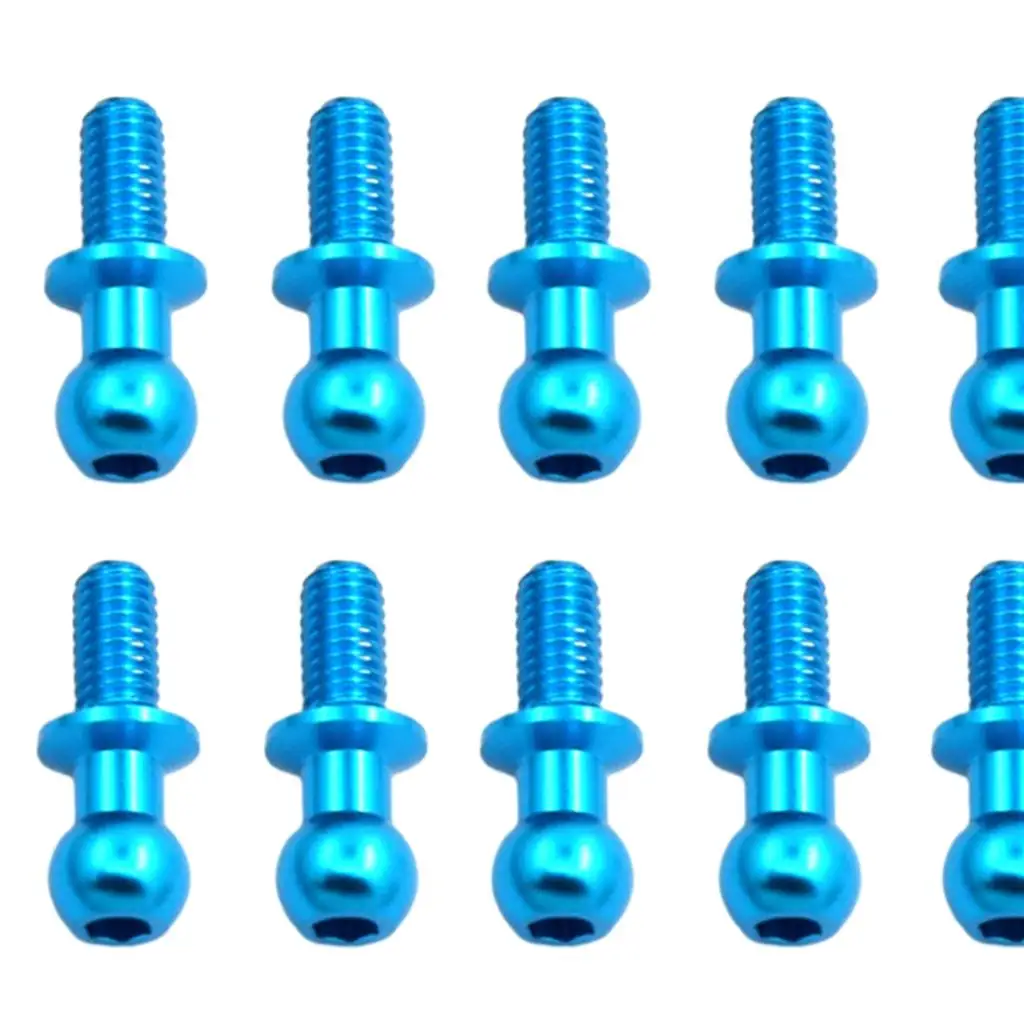 Viti a testa sferica per auto 3xRC per sostituzione modello hobby auto sportiva D5 blu