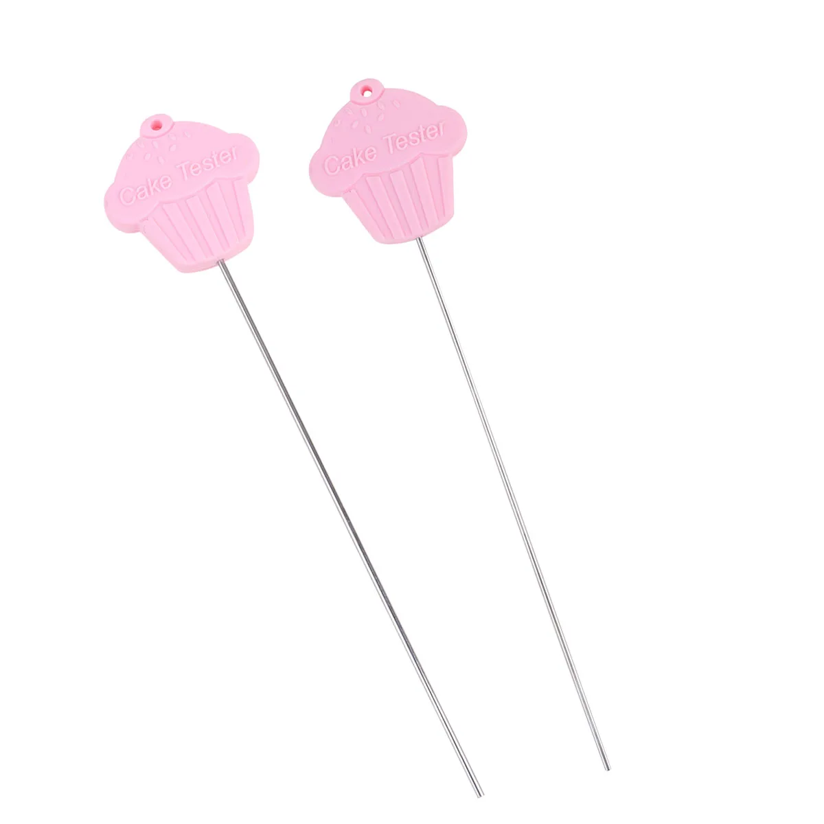 

2Pcs Baking Tool Set Stainless Steel Cake Testing Needle with Ergonomic Anti-Slip Handle Ideal for Checking Doneness of Cakes
