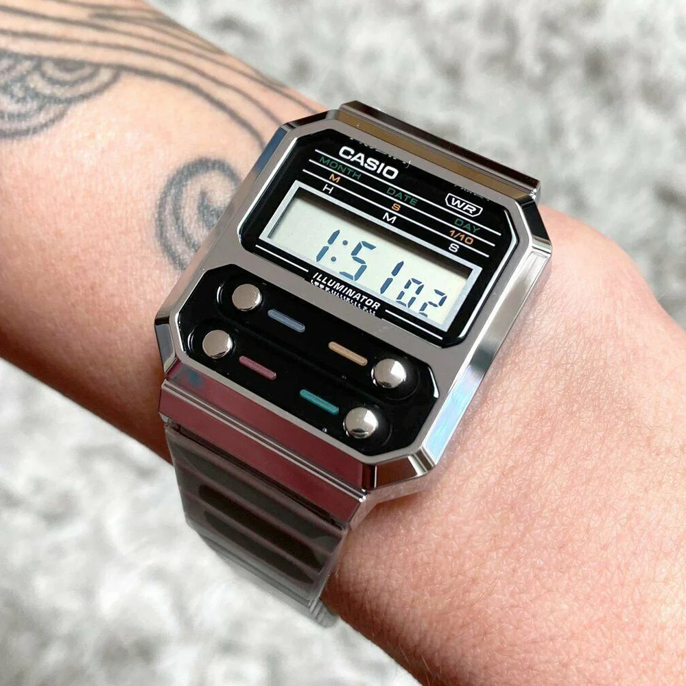 Casio Watch for Men Top Luxury Fashions Calculator Model Personalized Trendy Style Relogio Masculino Часы Женские A100WE-1A/7B