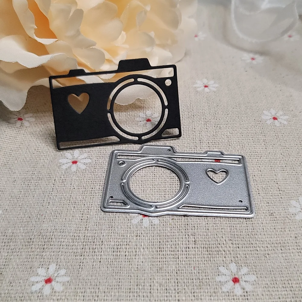 Small Camera Metal Cutting Dies for Scrapbooking DIY Manual Album Production Tool Camera Die Cuts 2023 New