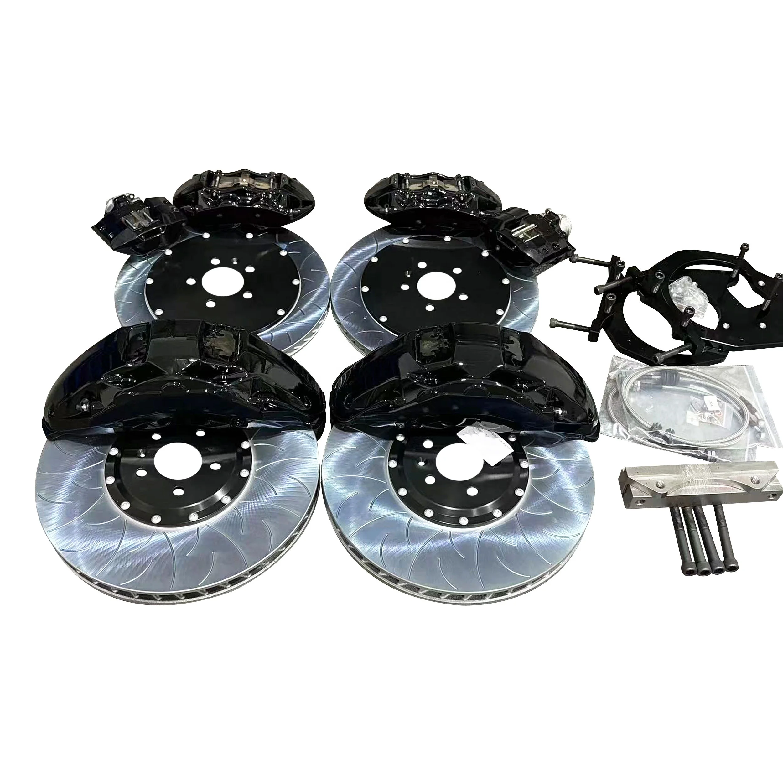 

Комплект поршневых тормозных систем с большими тормозными дисками и суппортами (4, 6, 10 поршней) для Toyota Land Cruiser LC200, Dodge Ram TRX, Q7, 4M, E90