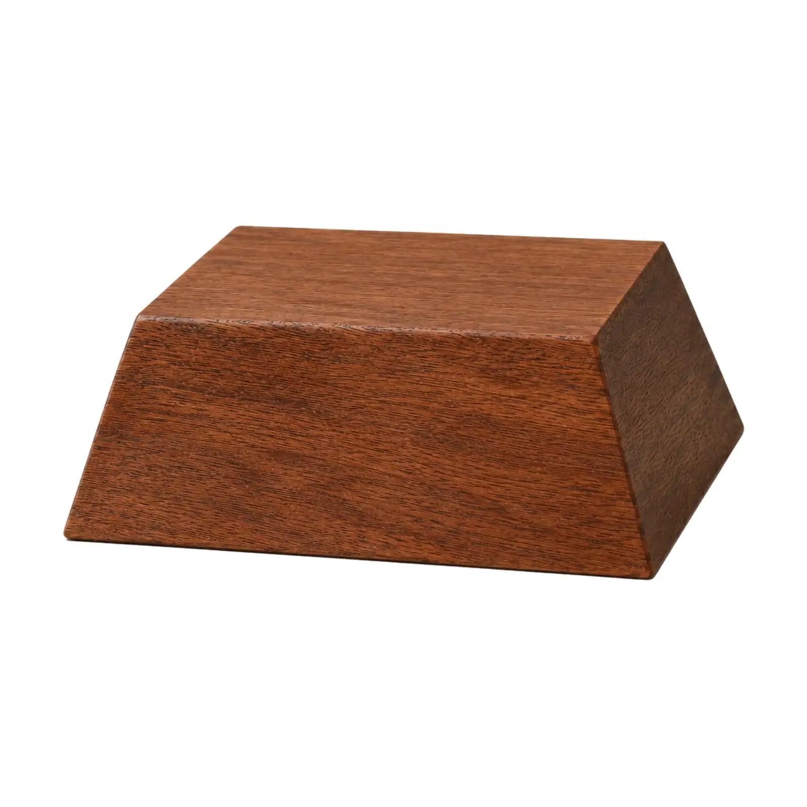 Wooden Display Pedestal Stand Square Top Riser for Gemstones Figurines Cabinet Showcase