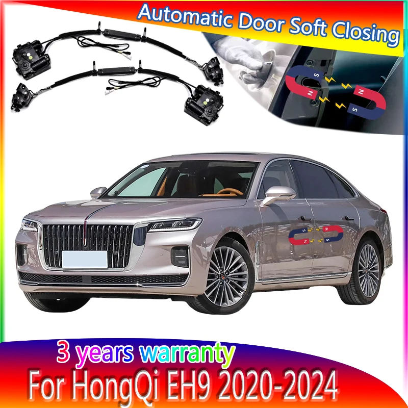 

4 шт., автоматические замки для всасывающей двери Hongqi EH9 2020-2024