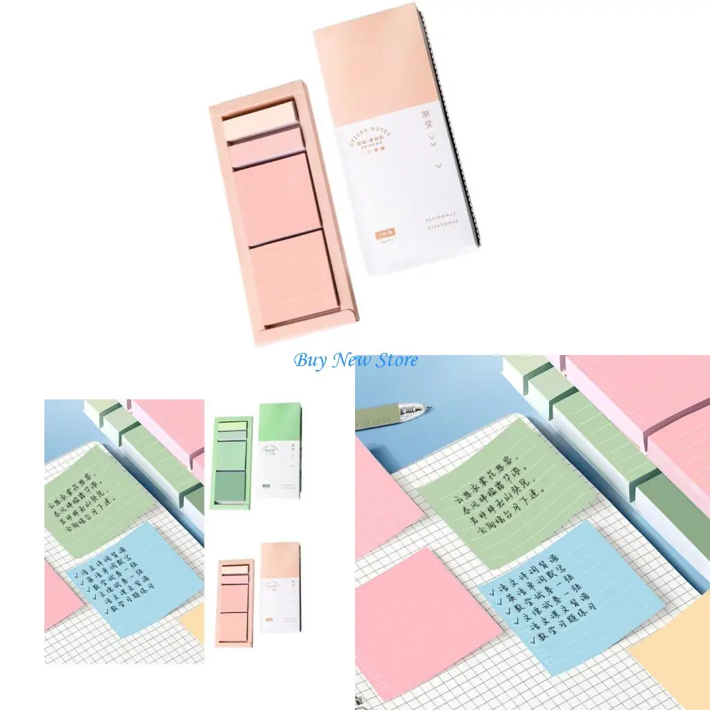 

20CE Assorted Color Note Set Friendly Paper Easy Tear Note Pads for Students