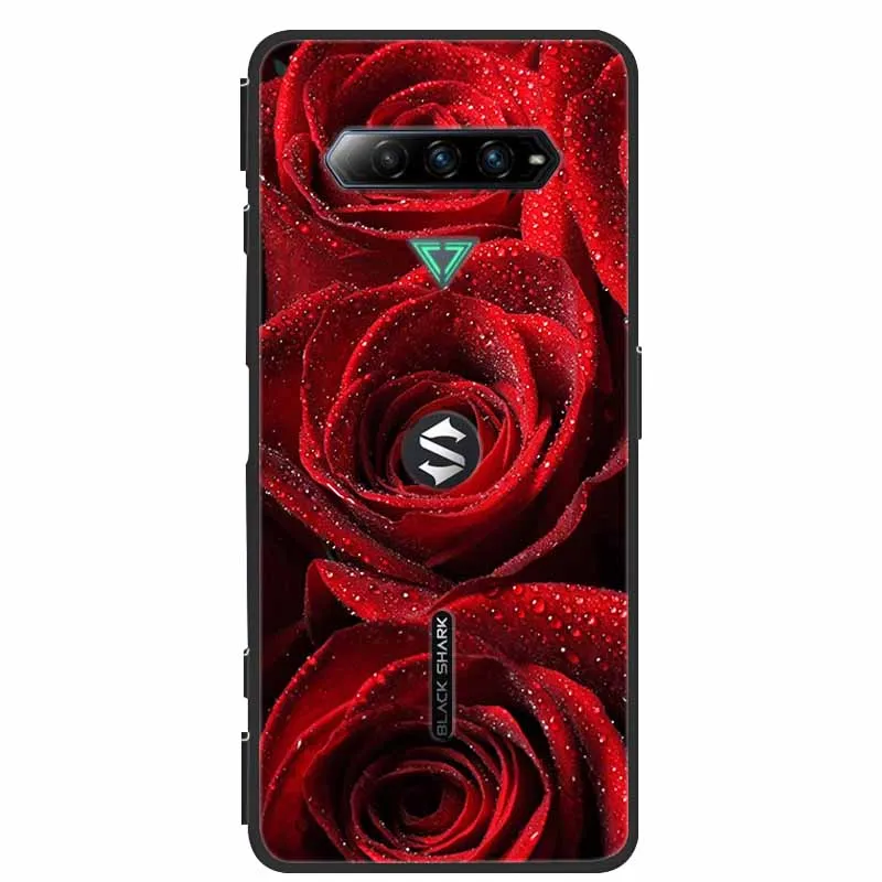 For Xiaomi Black Shark 4S Pro Phone Case Cover Black Silicone Soft Back Cover Cases For Xiaomi Black Shark 4 Pro Case Shark4 Bag