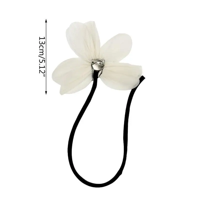 652F مجموعة مكونة من 2 بروش على شكل زهرة رقيقة/دبوس صدر/صدرية للسيدات للتسوق الأنيق #6