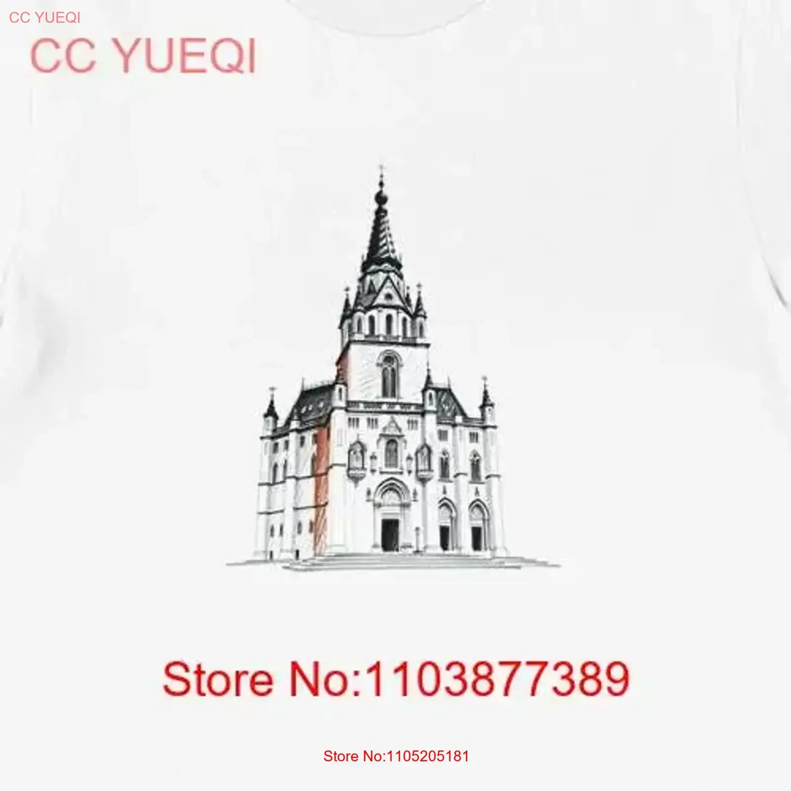 Santiago de Compostela ArT T Shirt Travel Pencil Sketch s For Him Her vintage Washed Comfortable homme Top For Everyday Wear