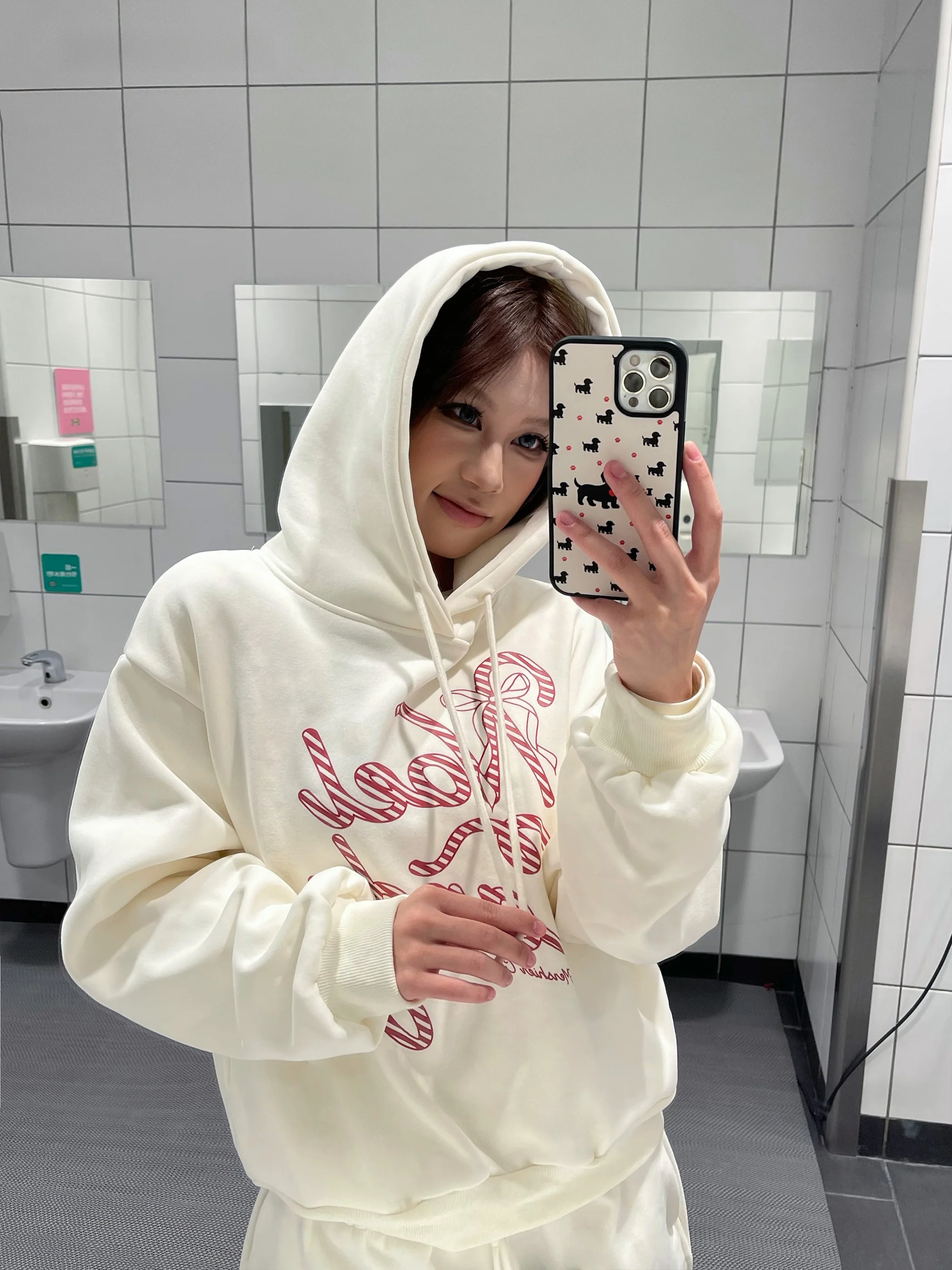 

Vinmuk American Design Hoodie ex Loose Lazy Sle Casual Versatile Super Good Looking Outerwear Women's Men's Sweatirt