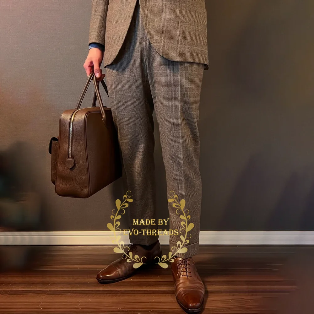 Elegant 2-piece boys' suit single breasted khaki jacket pants slim fit set for prom wedding cocktail party tailored kids tuxedo