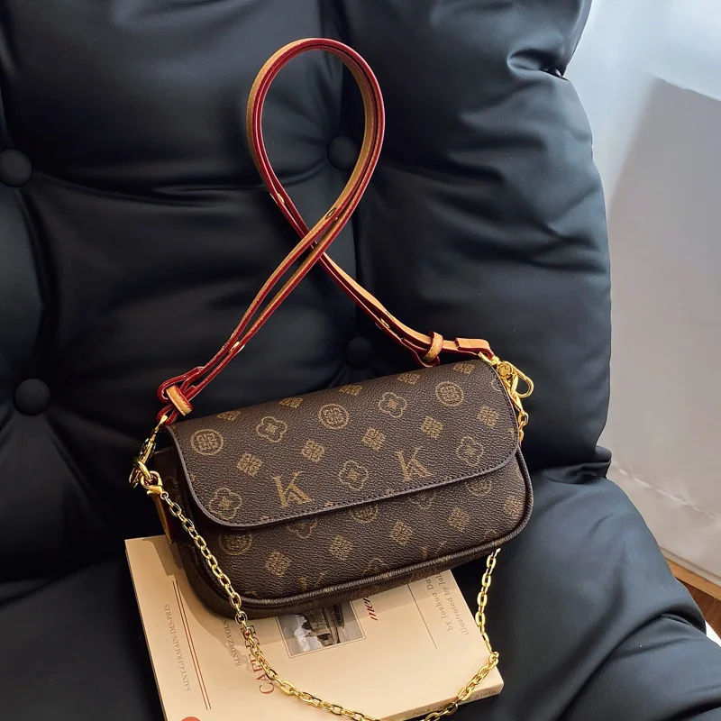 

Нишевая большая сумка, женская сумка через плечо с роскошным принтом, шикарная пригородная сумка через плечо, минималистичная сумка «день-ночь», текстурированная сумка-слинг