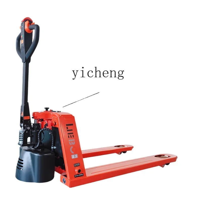 

Electric Pallet Truck 1.5 T Lithium Battery Hydraulic Lifting Electric Forklift 2 T Trailer Warehouse Logistics Tray
