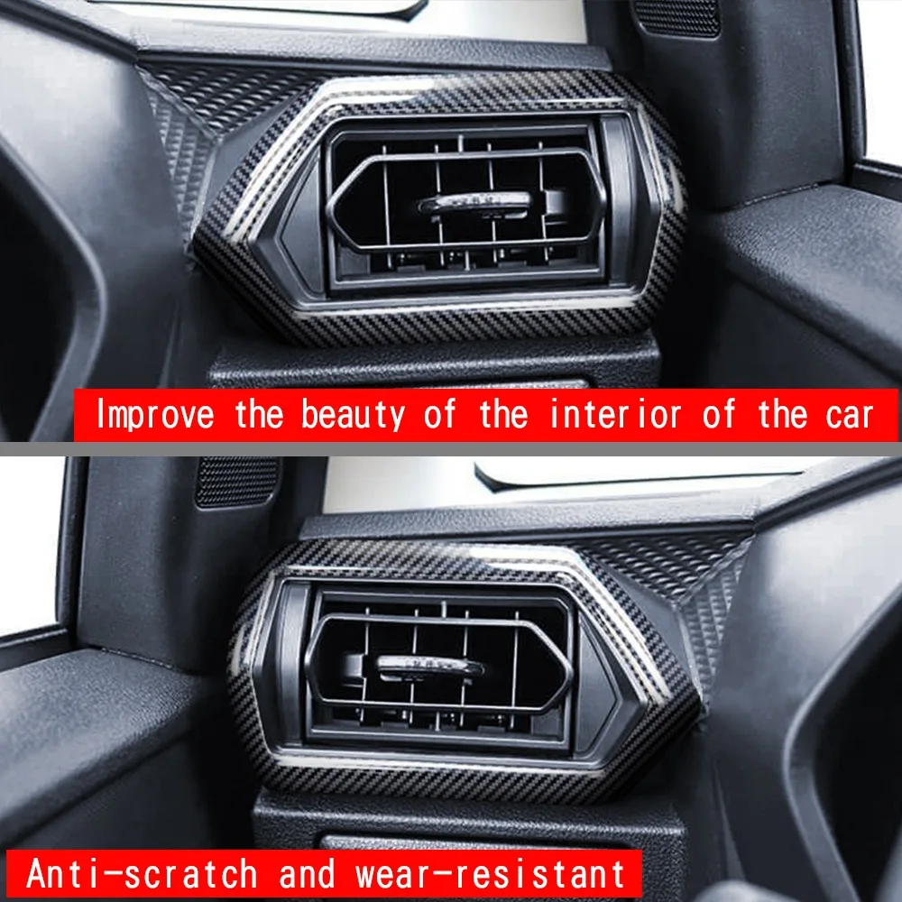 AC76-Car Central Control Instrument Air Conditioning Air Outlet Air Conditioning Vent Decorative Cover For Toyota Raize 2021