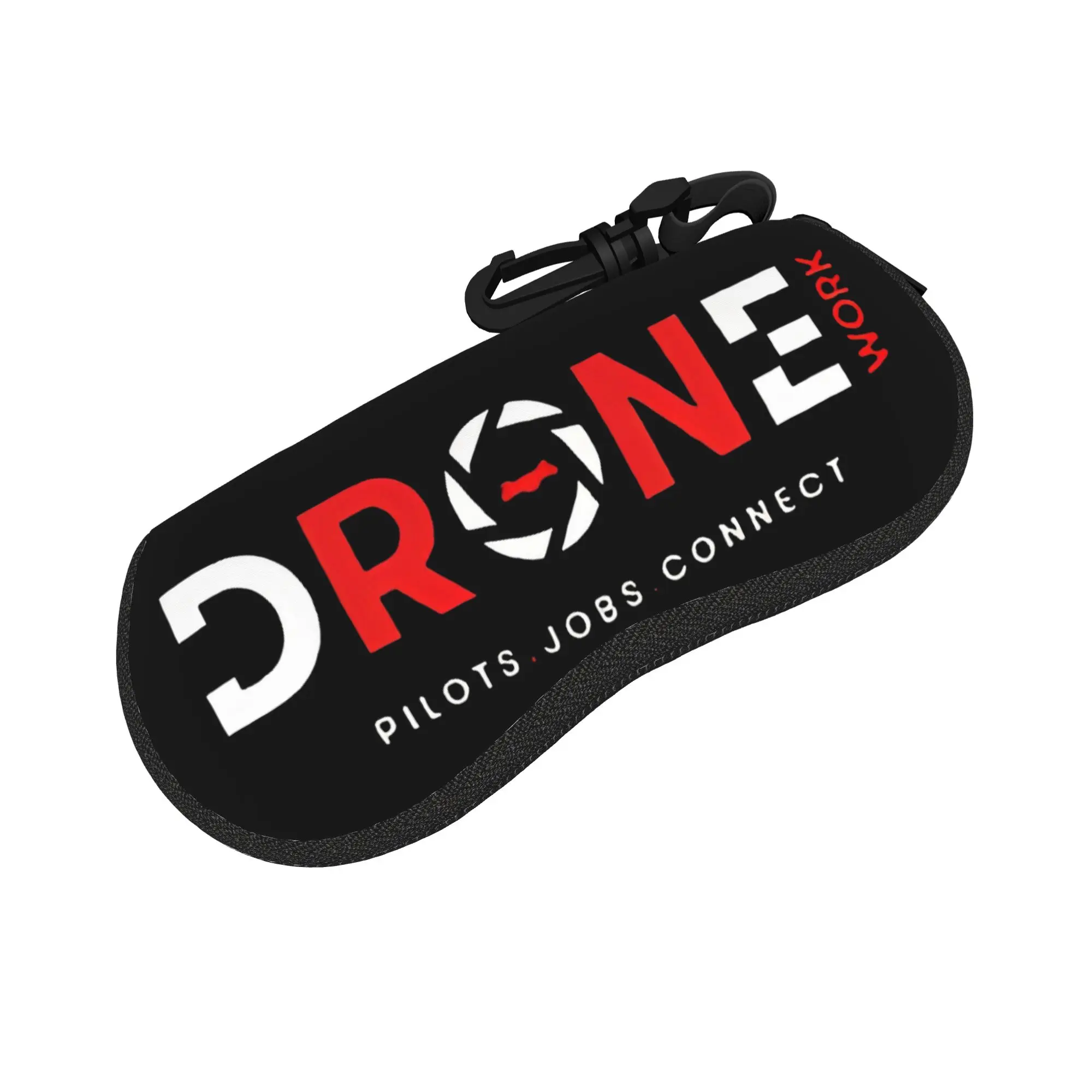 D-djis Drone Pilot Logo Glasses Case Men Women  Sunglasses Pouch Classic Print Eyewear Storage Convenient Eyeglass Protector