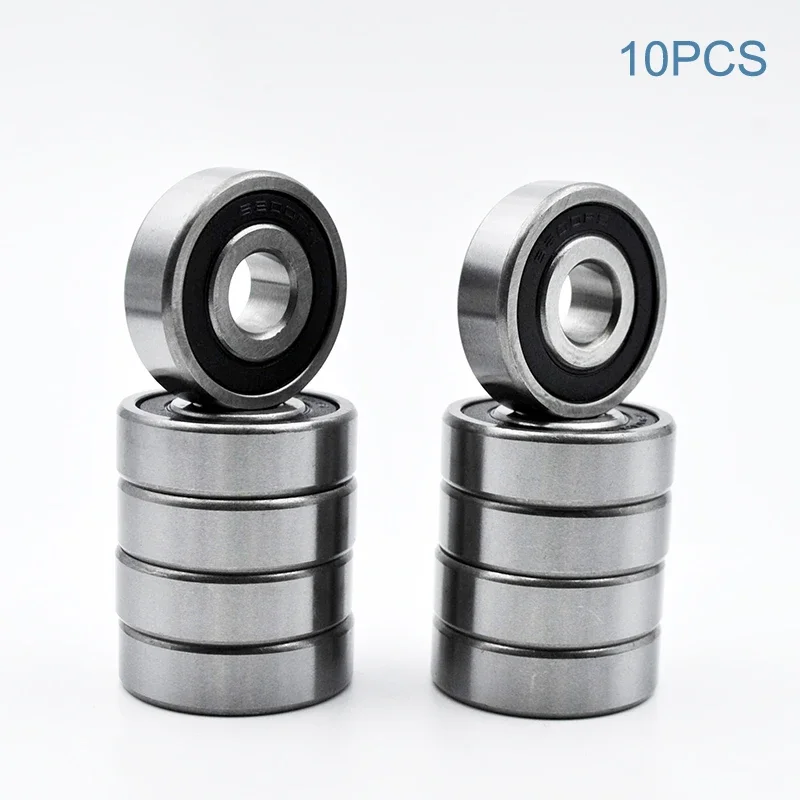 10pcs 6200 2RS ZZ 10*30*9mm ABEC 5 6200ZZ DDU 2Z Inner Diameter 10mm Chrome Steel Deep Groove Ball Bearings