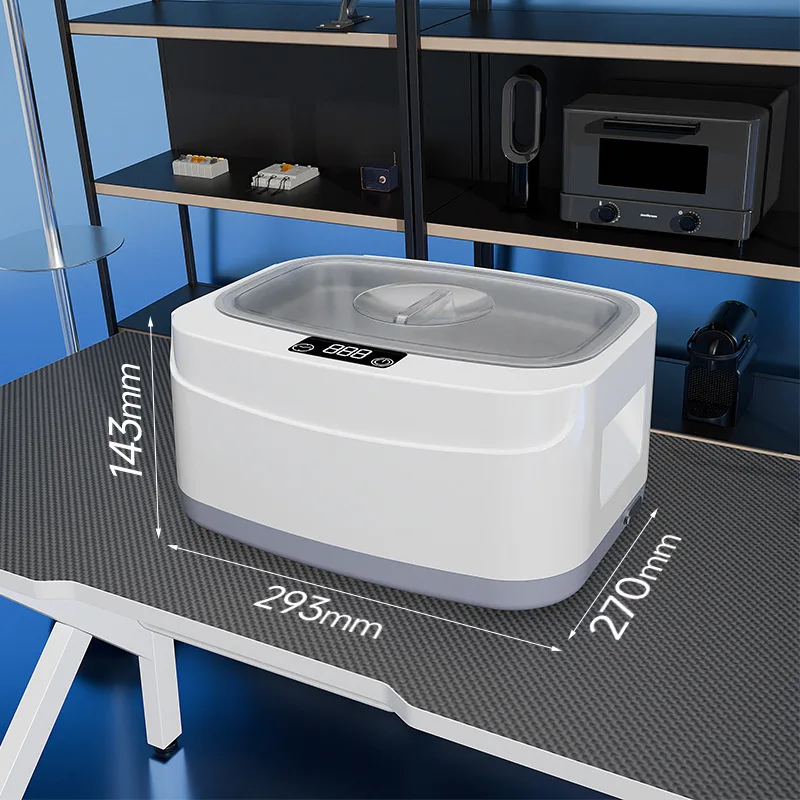Source Factory Cross-Border USB Powered Large-Capacity 901ml+ Ultrasonic Cleaner for Glasses Denture Set Watch Jewelry