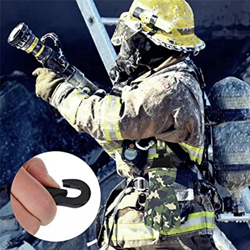 4 Uds. Accesorios de soporte para guantes para bomberos, policía, rescate, trabajo, guantes, Clips para cinturón
