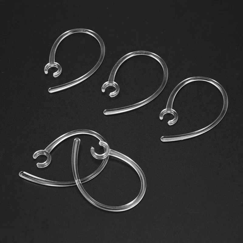 Quality 20X Universal Small Clamp Bluetooth Ear Hook Loop Clip Replacement Clear