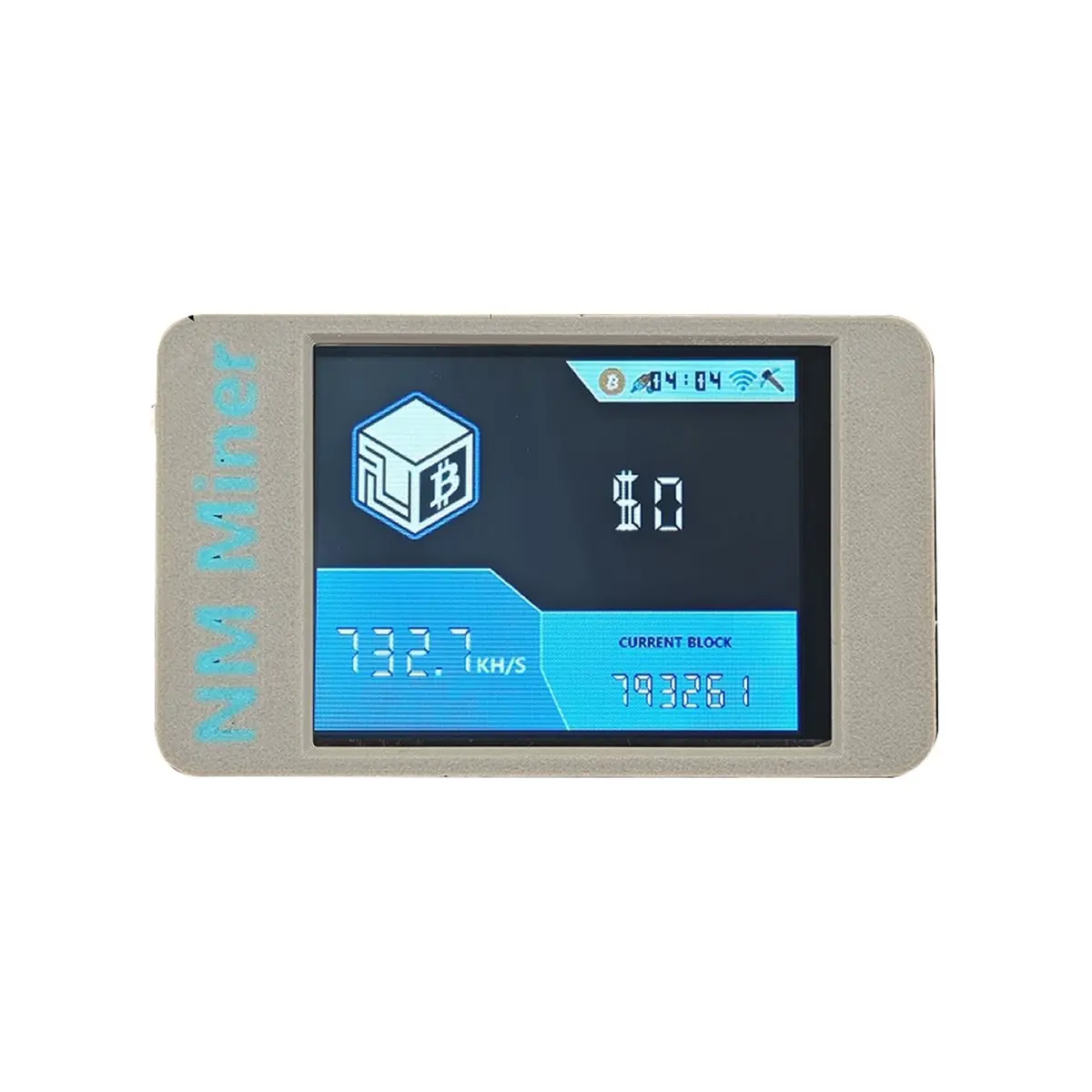 + 2.8-Inch BTC Solo Lottery + Crypto BitcoinMiner Solo Mining Machine 730KH/S +