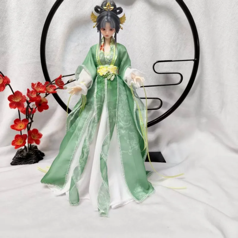 【Nur Kleidung】Handgefertigtes, brusthohes Kleid im Maßstab 1:6, fließendes Kleid, Zubehör für weibliche Puppen, passend für 12-Zoll-Actionfigurenmodelle – Detail 4
