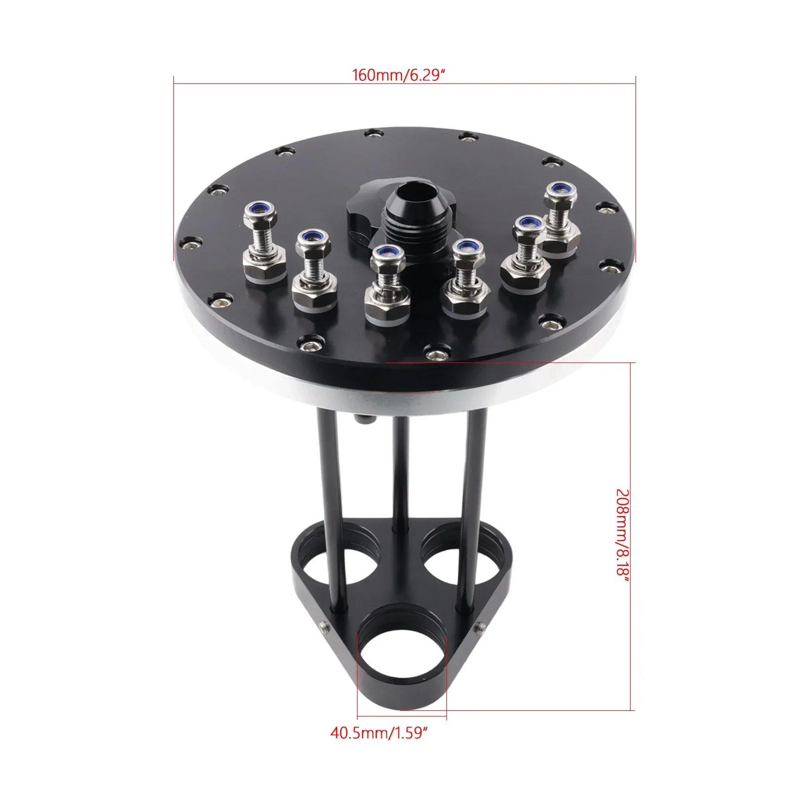 Racing Fuel Cell Fuel Pump Hanger Single Twin Triple Pump Mount  For 39-4mm Fuel Pumps GSS34x GSS35x 460 525