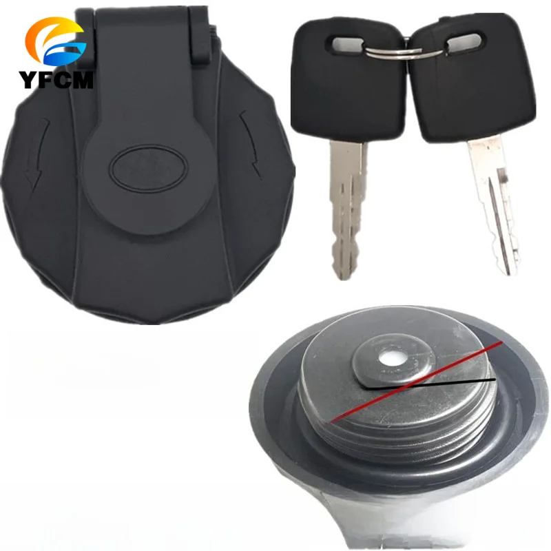 1 pcs Excavator Parts Fuel Tank Cap Urea Tank Cap for FAW Jiefang HuV J6F Light Truck Tiger V Series