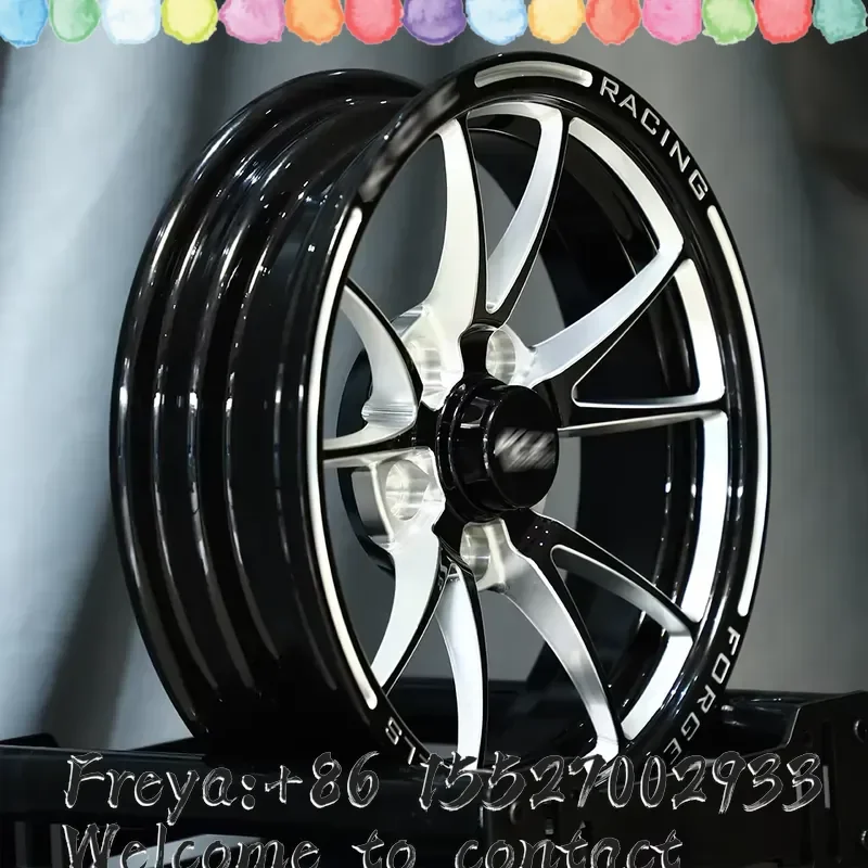 15x4 15x10 5x114.3 5x4.5 One Piece Forged Drag Wheels Gloss Black Milled Front Runner Rear Beadlock for Mustang Drag Wheel