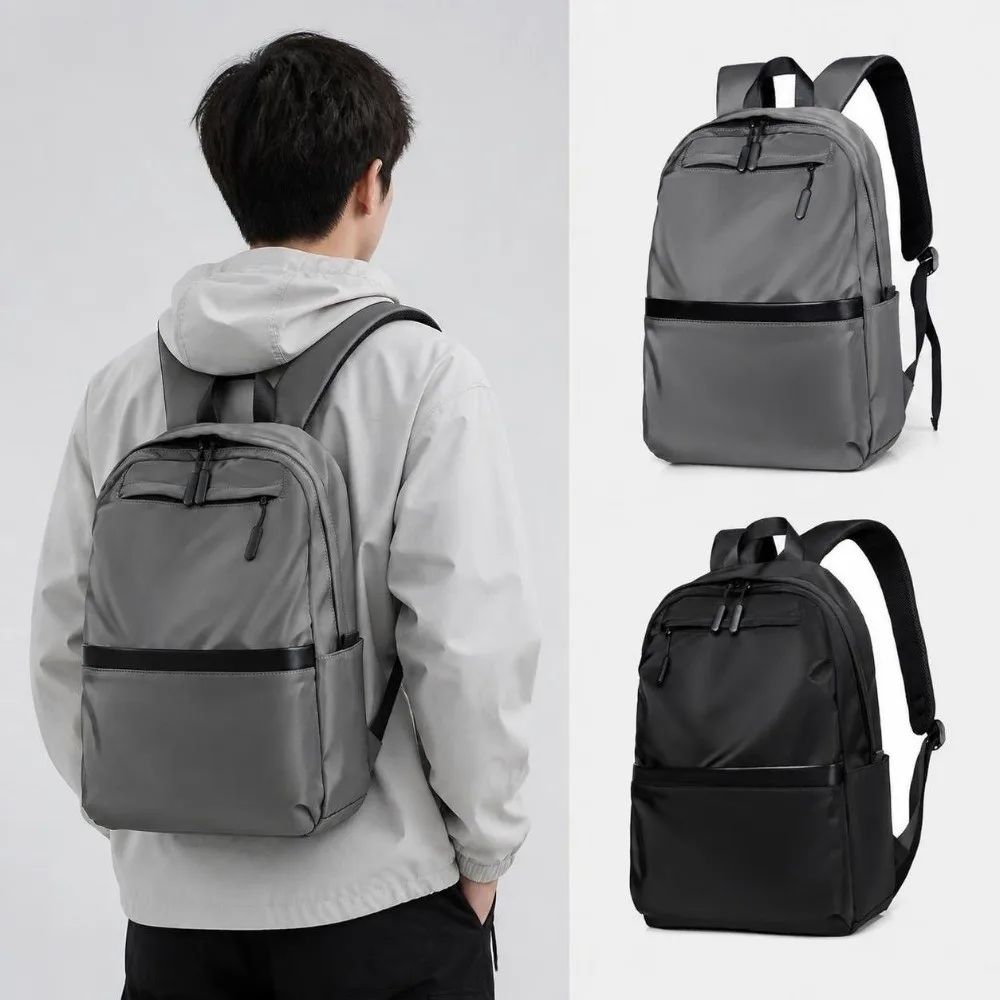 Fashion Simple Business Backpack Ultralight Waterproof School Bag Large Capacity Versatile Computer Backpack Travel Use