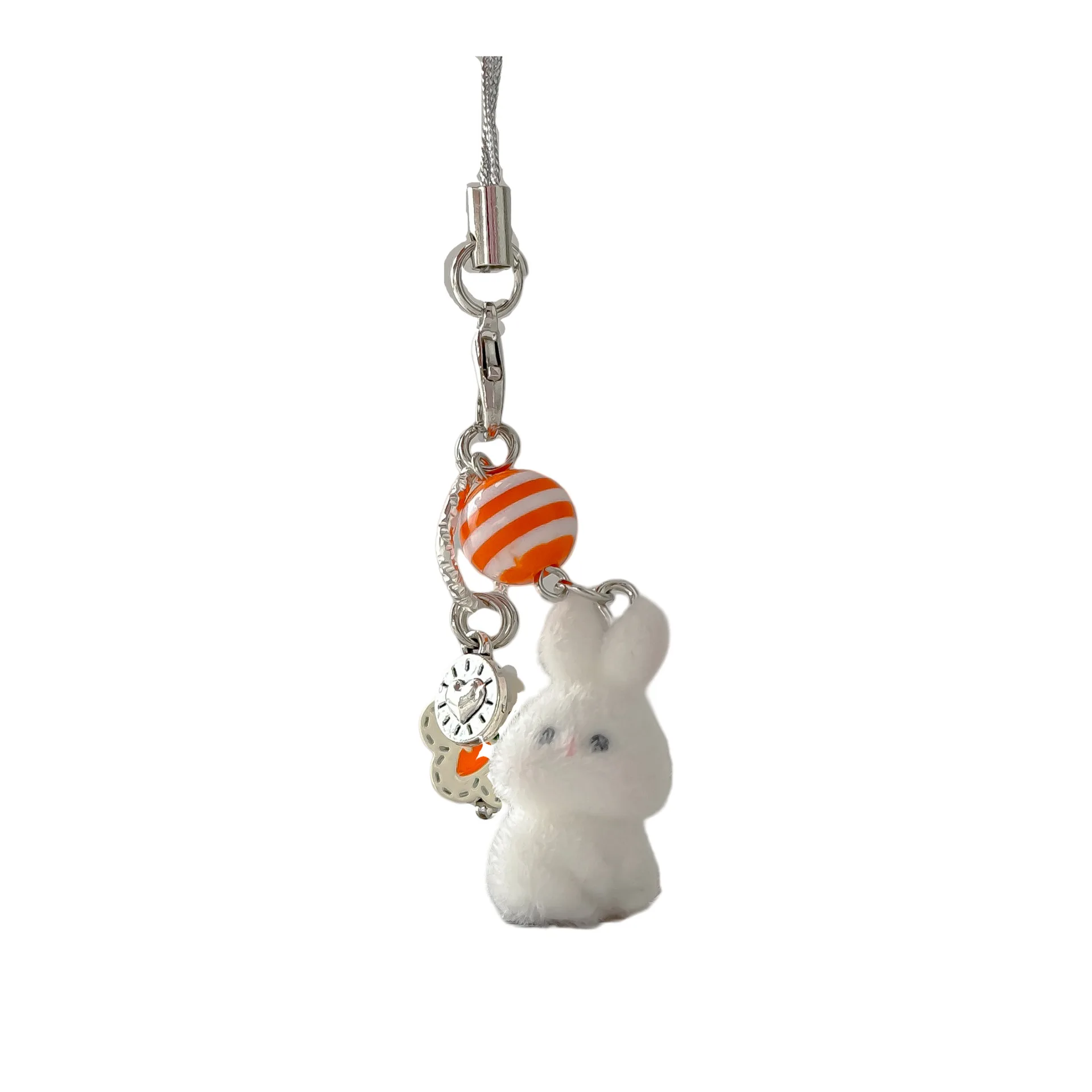 Mini Bunny Pendant Mini Clasp Key Chain Carrot Themed Key Chain Lightweight Phone Pendant For Gift For Friends Gift For Camera