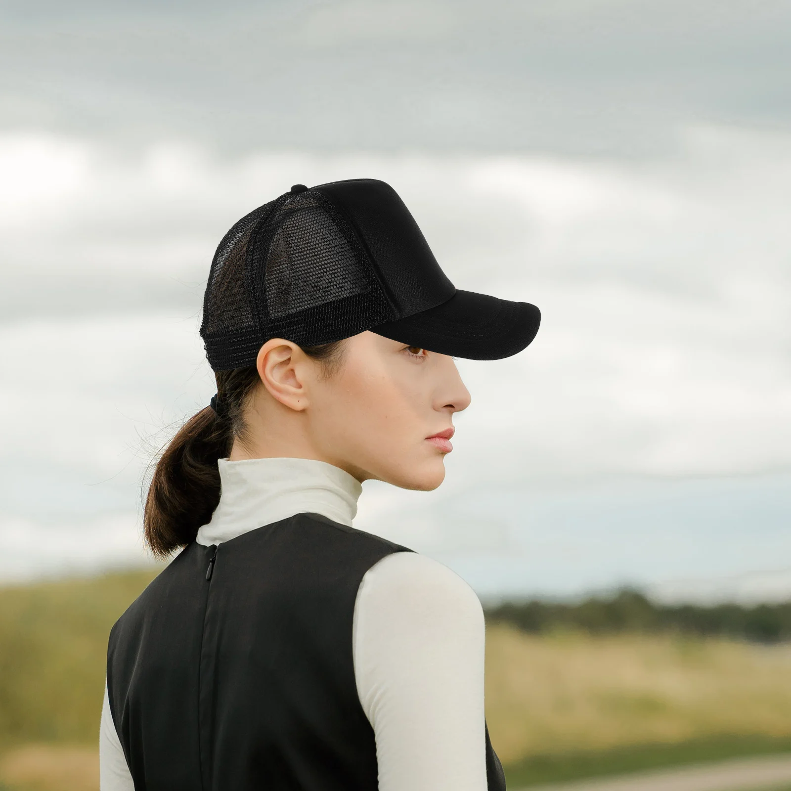 

5Pcs Blank Heat Transfer Baseball Caps Mesh Sublimation Hats Lightweight Breathable DIY Caps for Outdoor Activities Tennis