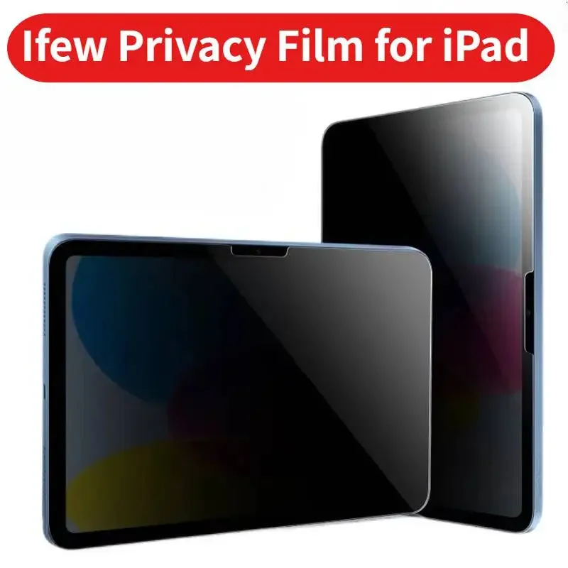 Tablet Anti Spy Screen Protector Privacy Filter for Apple IPad Anti Peeping Paper Film Air 11 13 Inch A16 M3 Full Screen 2025