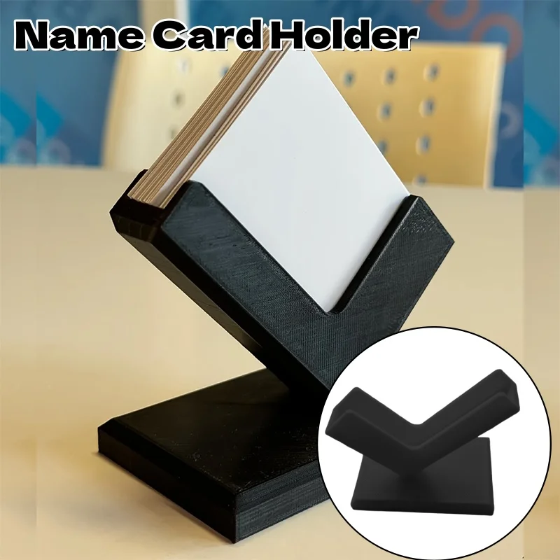 

Minimalist Name Card Holder Fashionable Desktop Shelf Storage Stand Cards Display Organization For Party Home Decoration