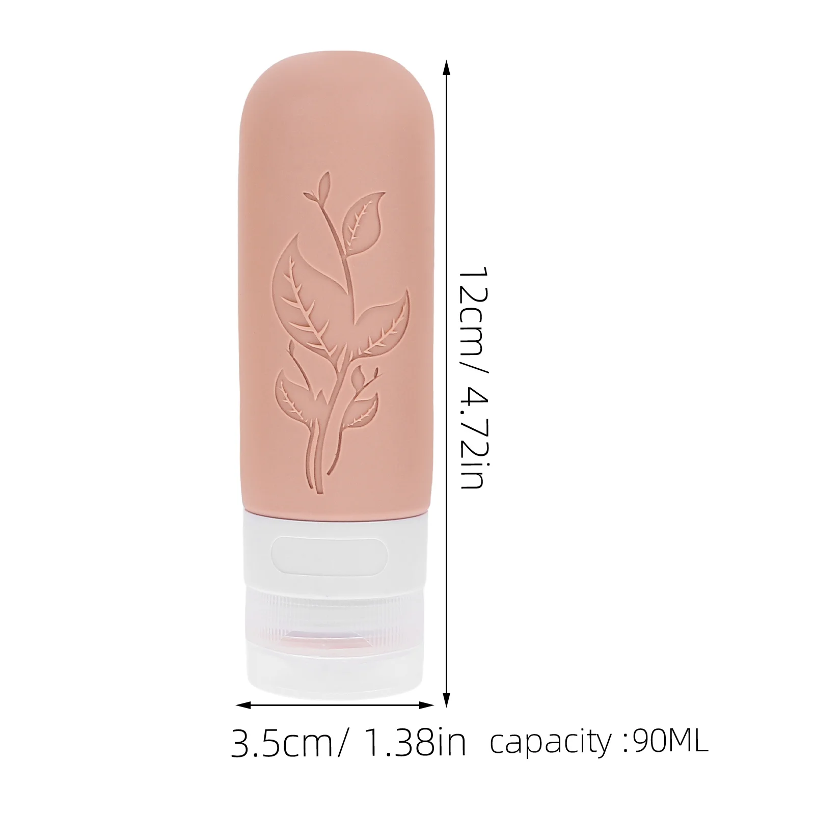 4pcs Compact Portable Leak Proof Reusable Travel Squeeze Bottles For Toiletries Shampoo Travel Squeeze Bottle Silicone