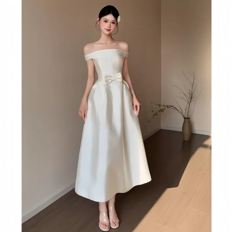 robe-de-mariee-midi-en-satin-a-epaules-denudees-coupe-trapeze-avec-grand-nœud-et-poches-pour-femme-ideale-pour-les-fuites-de-mariage-les-fiancailles-et-les-fetes