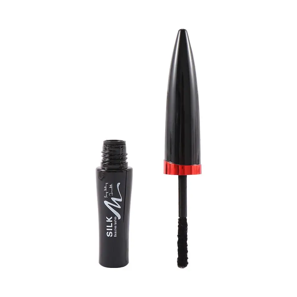 Gecomo Eyelashes 4D Waterproof Peacock Black Mascara Eyelash Curling Makeup Extension