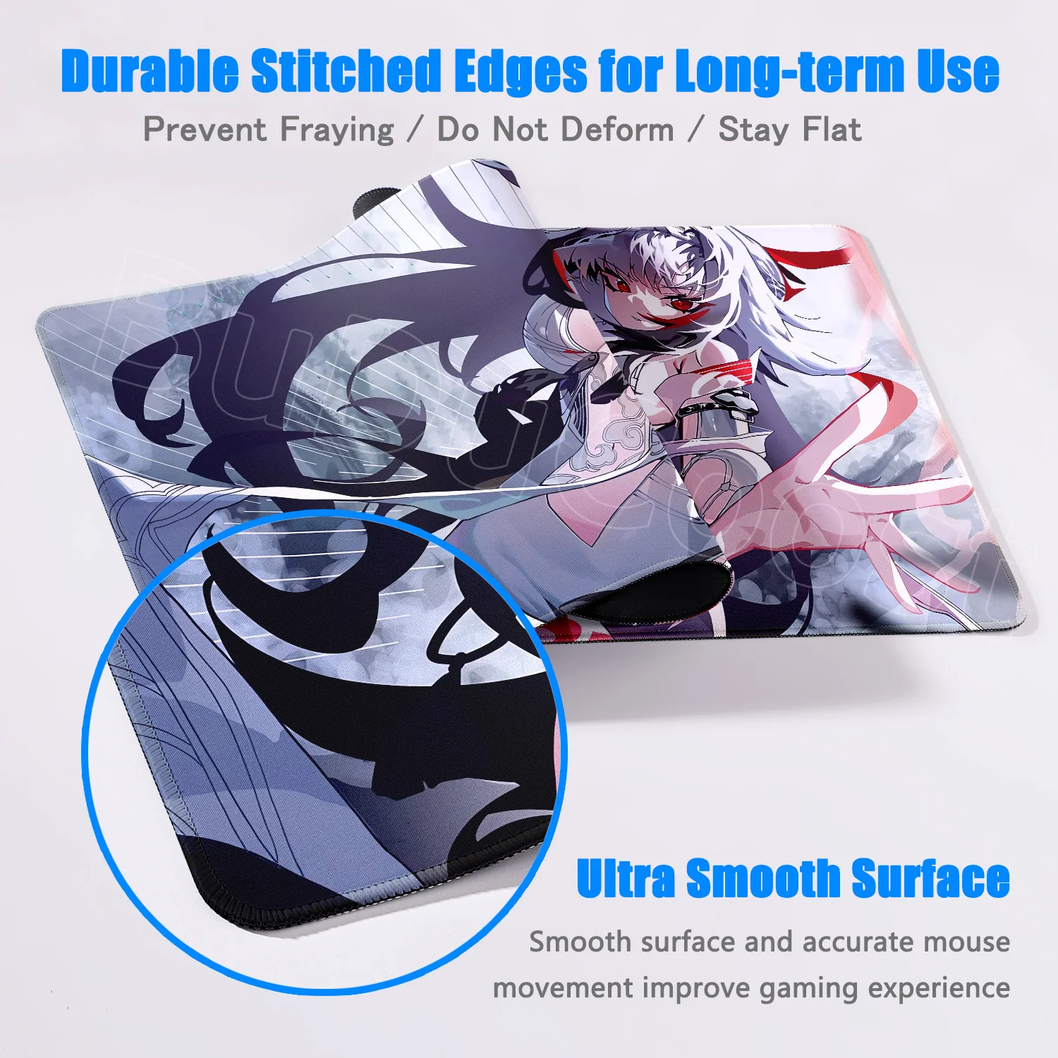 Zenless Zone Zero YeShunguang ماوس الوسادة ZZZ لعبة كمبيوتر محمول حصيرة كبيرة Kawaii أنيمي الفتيات Ye Shunguang ماوس ملحقات ألعاب الكمبيوتر