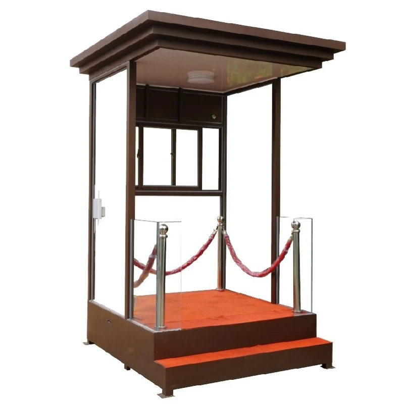 

Stainless steel community doorman public security duty station guard box