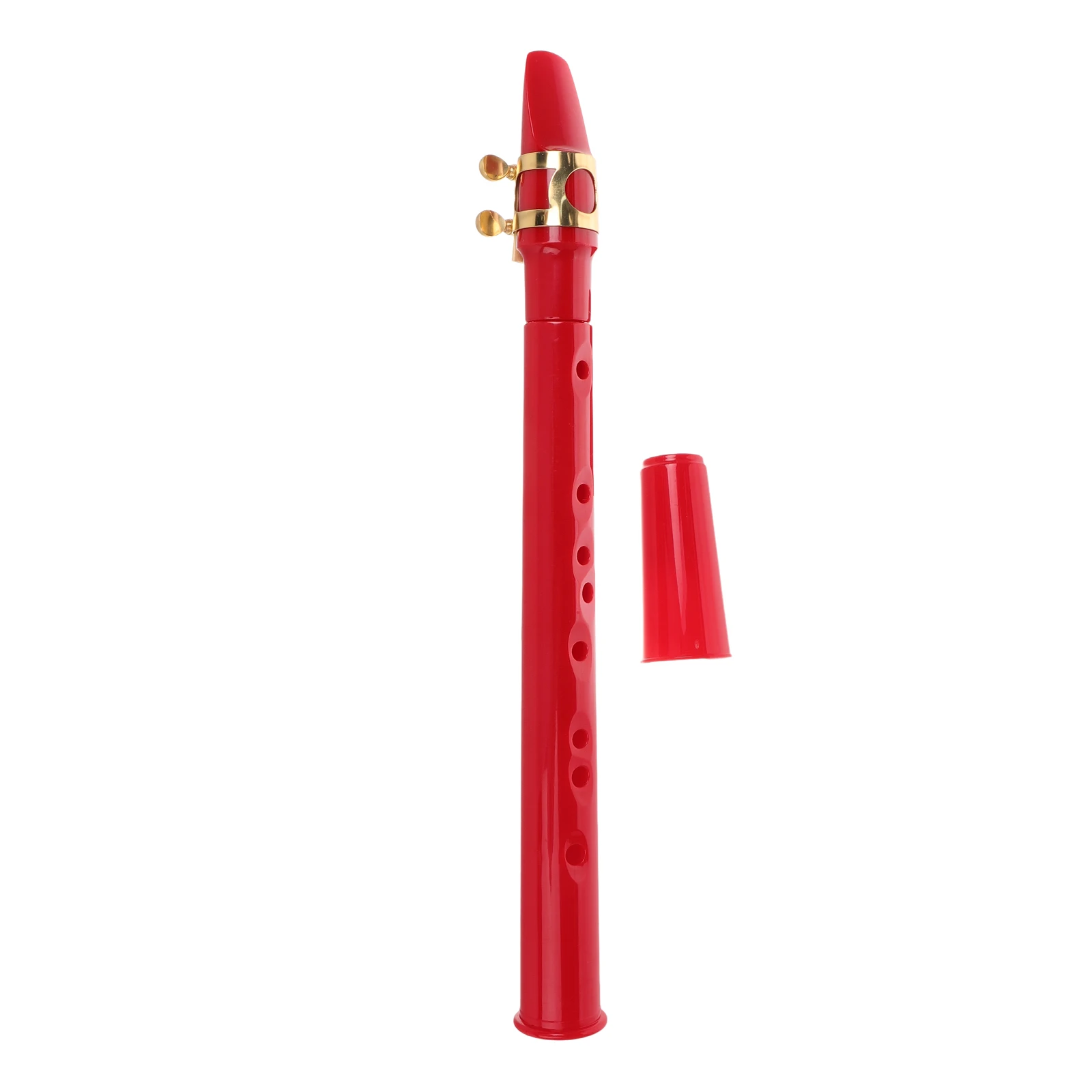 

Pocket Saxophone Mini Instrument 8 Holes Kids Size Plastic ABS Red Lightweight Portable Stage Performances Musical Intelligence