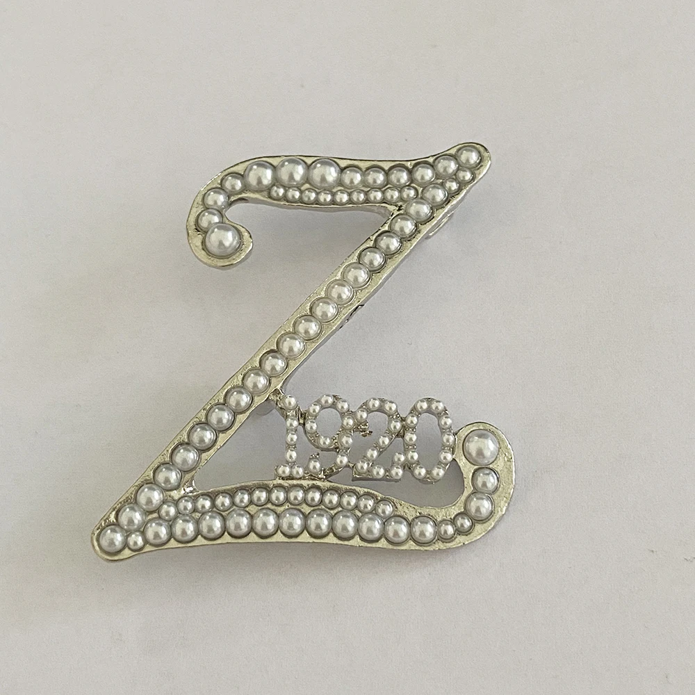 Full Pearl Z 1920 Friendship Brooch