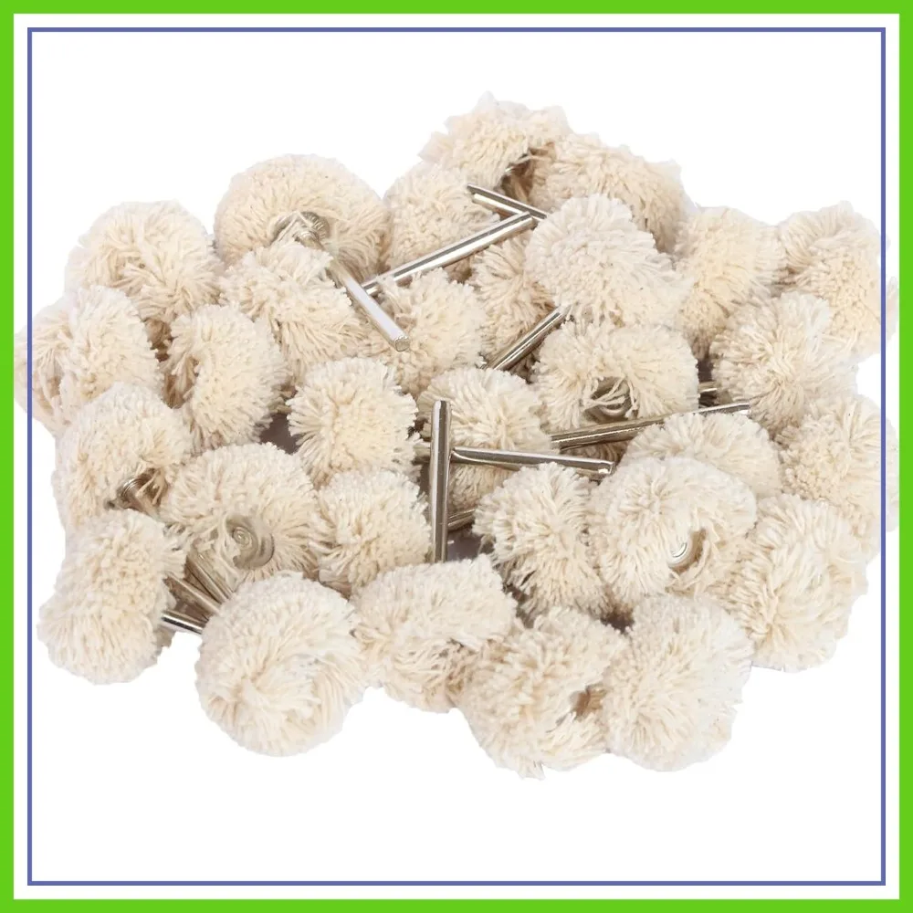 

30pcs Cotton Polishing Buffing Wheels for Rotary Tool, Silver Polish Wheel, Watch & Jewelry Polishing Kit