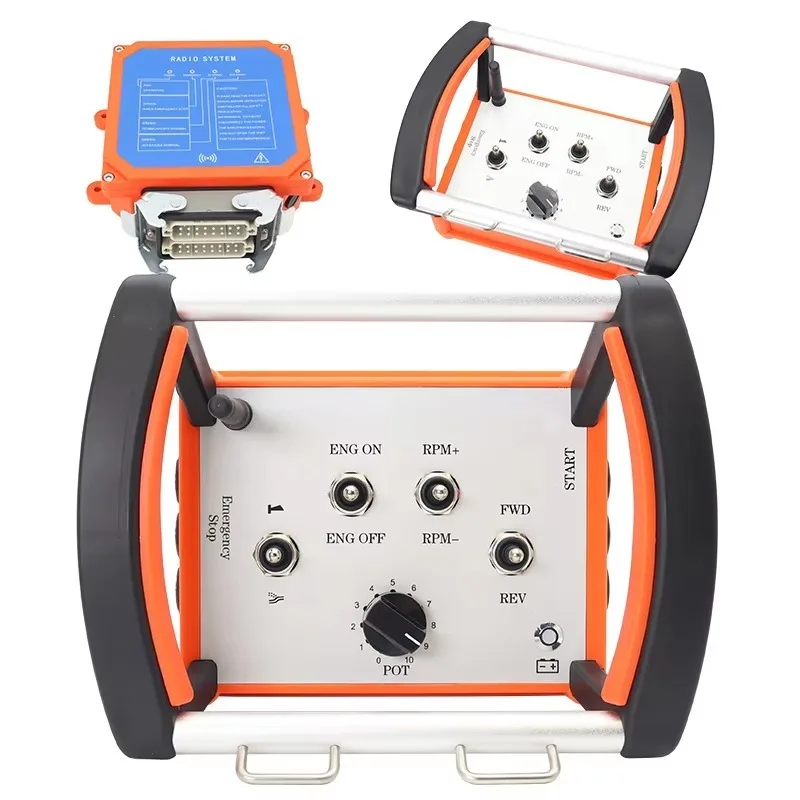 Proportional Hydraulic Radio Control Kit with 12V-30VDC Voltage and Multi-Position Latch Toggle Switch for Mobile Forestry