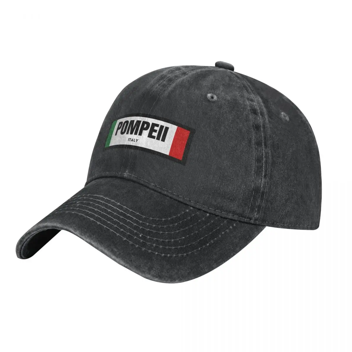 

Pompeii City in Italian Flag Cowboy Hat Rugby Gentleman Hat Caps Women Men's